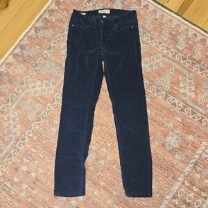 Calvin Klein Jeans Dark Blue Corduroy Trousers